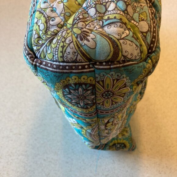 Vera Bradley Peacock Villager 9 Pocket Shoulder Bag Made in USA - Picture 6 of 16